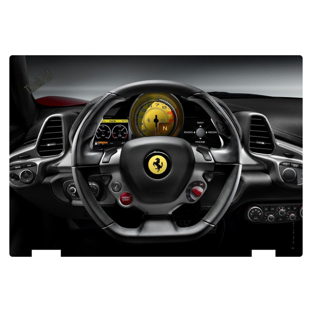 Lenovo ThinkPad Yoga 370 laptop skin - Ferrari Cockpit