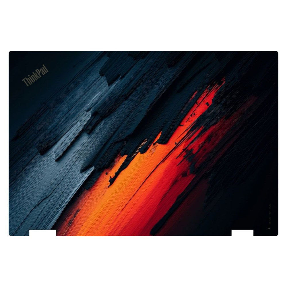 Lenovo ThinkPad Yoga 370 laptop skin - Fire Paint Swipe