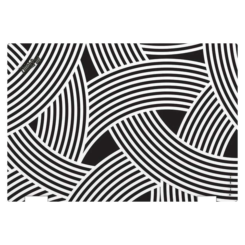 Lenovo ThinkPad Yoga 370 laptop skin - Minimalist Optical Pattern