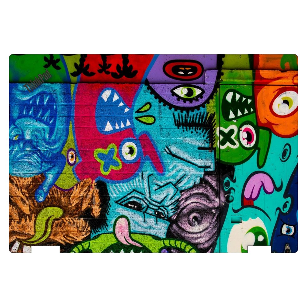 Lenovo ThinkPad Yoga 370 laptop skin - Neon Doodles