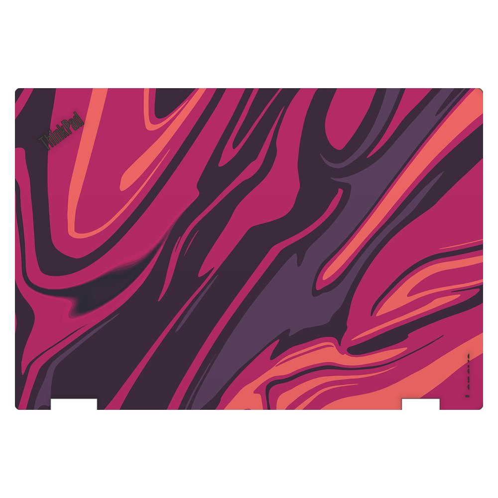 Lenovo ThinkPad Yoga 370 laptop skin - Poseidon Red