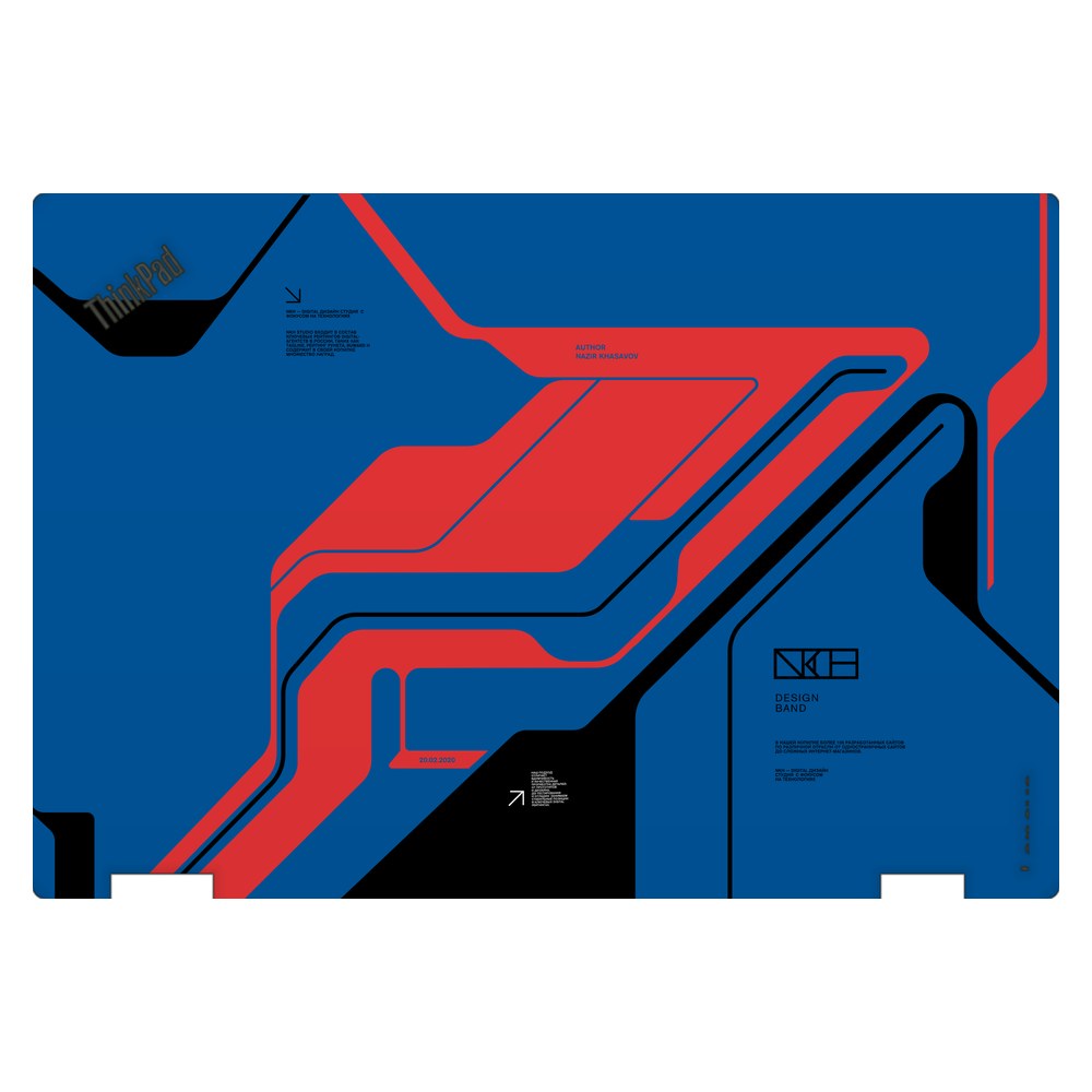 Lenovo ThinkPad Yoga 370 laptop skin - Prime Blue