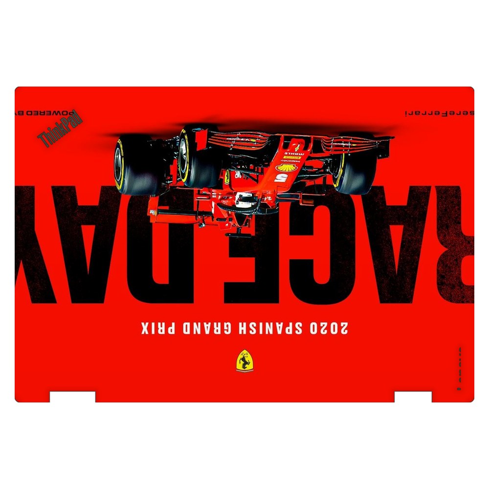 Lenovo ThinkPad Yoga 370 laptop skin - RaceDay Ferrari Formula1