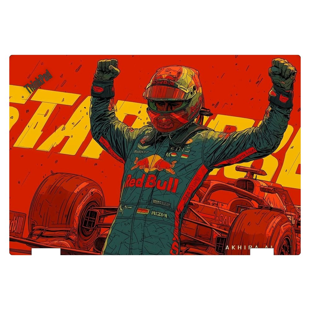 Lenovo ThinkPad Yoga 370 laptop skin - Red Bull Champion