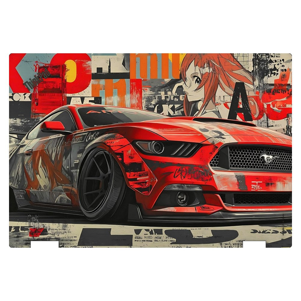 Lenovo ThinkPad Yoga 370 laptop skin - Scarlet Horsepower