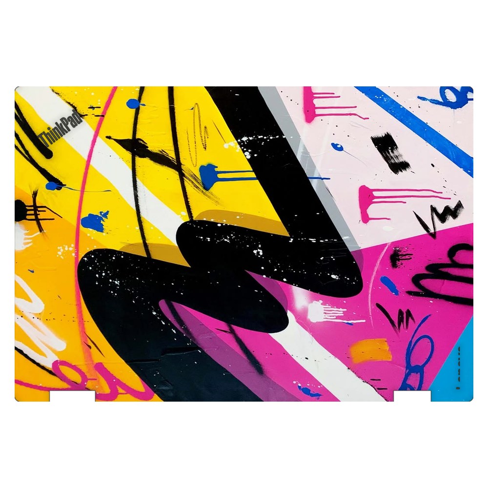 Lenovo ThinkPad Yoga 370 laptop skin - Vibrant Abstract Splash