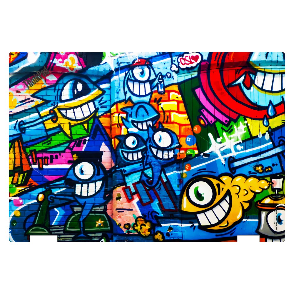 Lenovo ThinkPad Yoga 370 laptop skin - Wall Graffiti