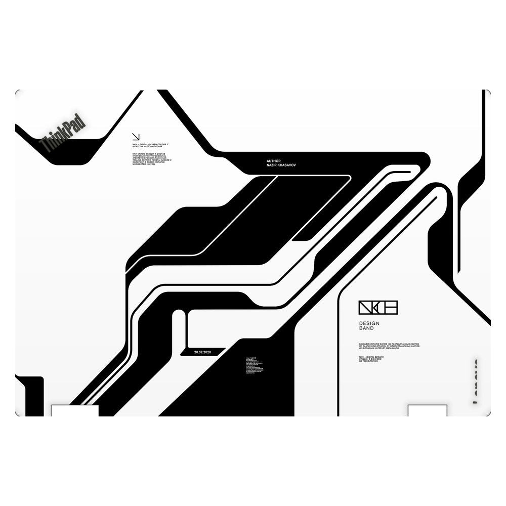 Lenovo ThinkPad Yoga 370 laptop skin - White Cyberpunk