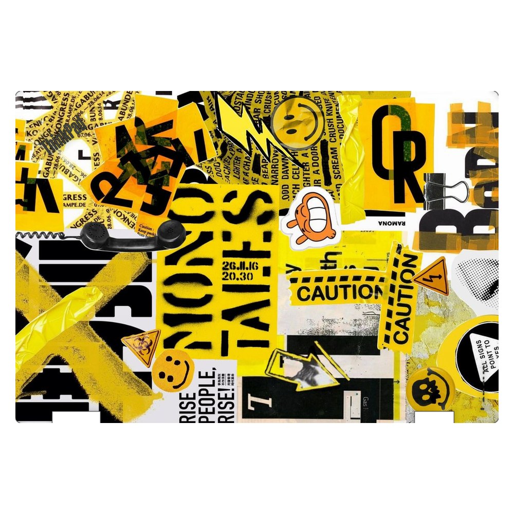 Lenovo ThinkPad Yoga 370 laptop skin - Yellow Alert