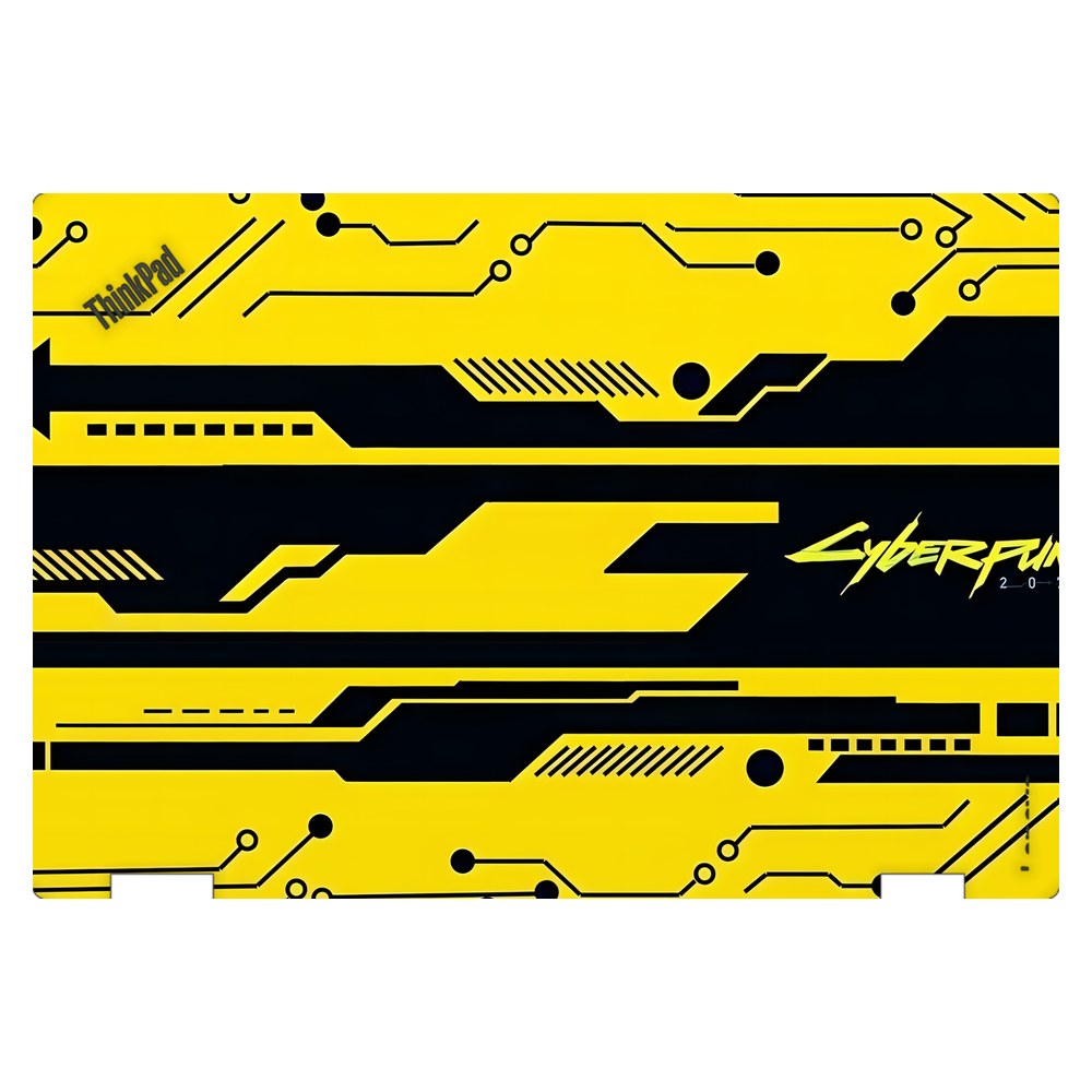 Lenovo ThinkPad Yoga 370 laptop skin - Yellow Circuit
