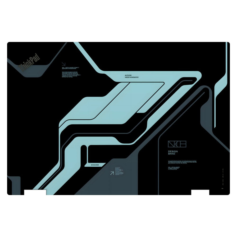 Lenovo ThinkPad Yoga 370 laptop skin - Zero OG Cyberpunk