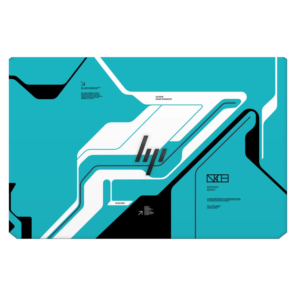 Hp ZBook 15 G5 laptop skin - Cyber Blue