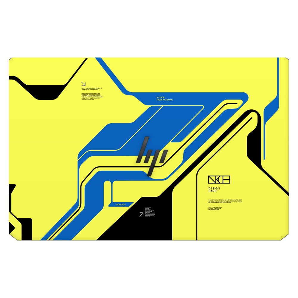 Hp ZBook 15 G5 laptop skin - Cyber Yellow