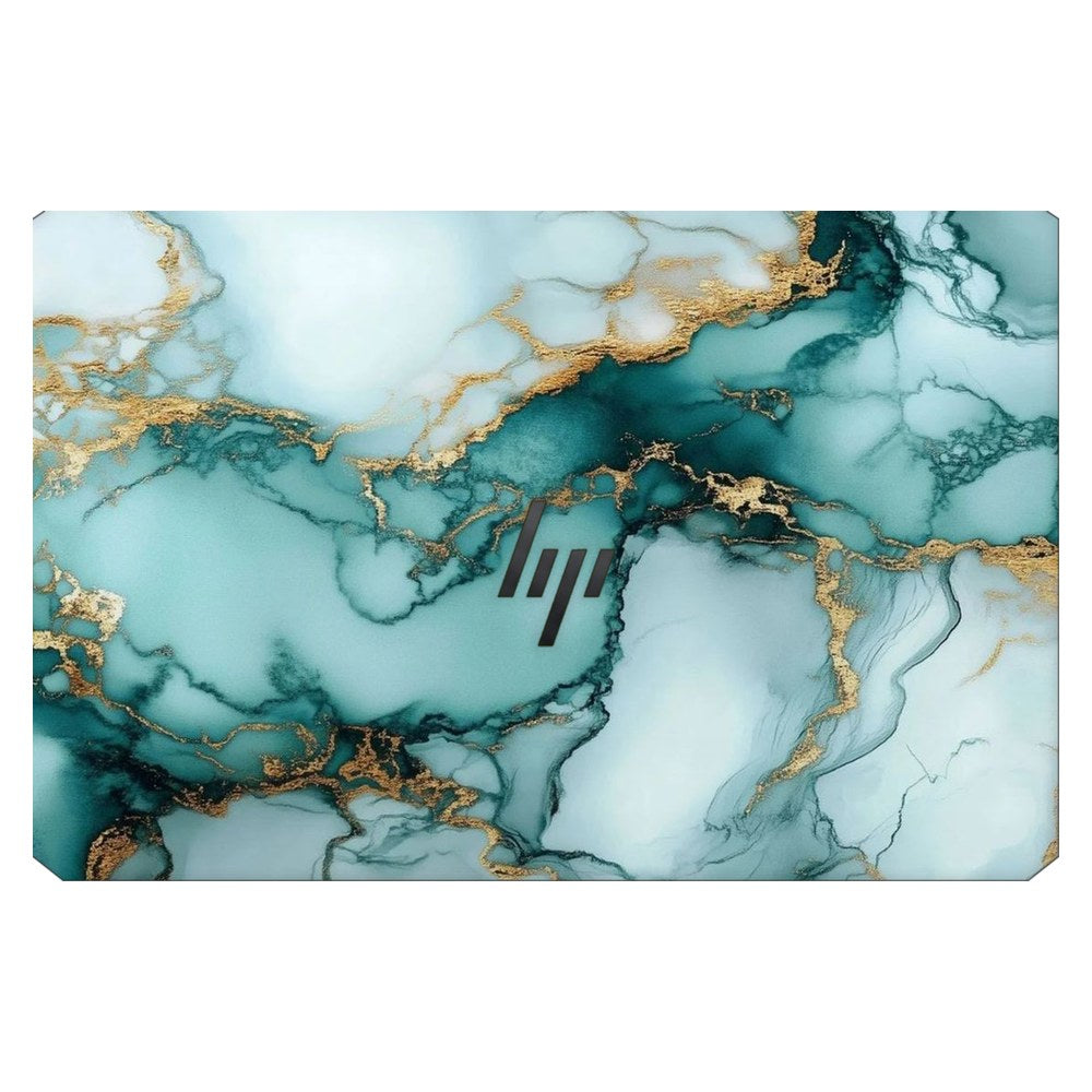 Hp ZBook 15 G5 laptop skin - Emerald Fluid Art