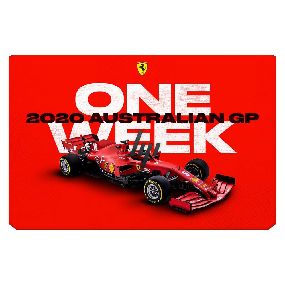 Hp ZBook 15 G5 laptop skin - Melbourne GP Ferrari Countdown