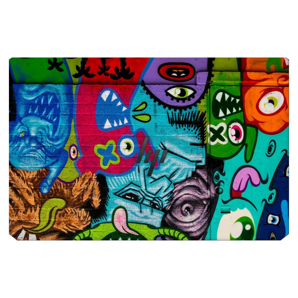 Hp ZBook 15 G5 laptop skin - Neon Doodles