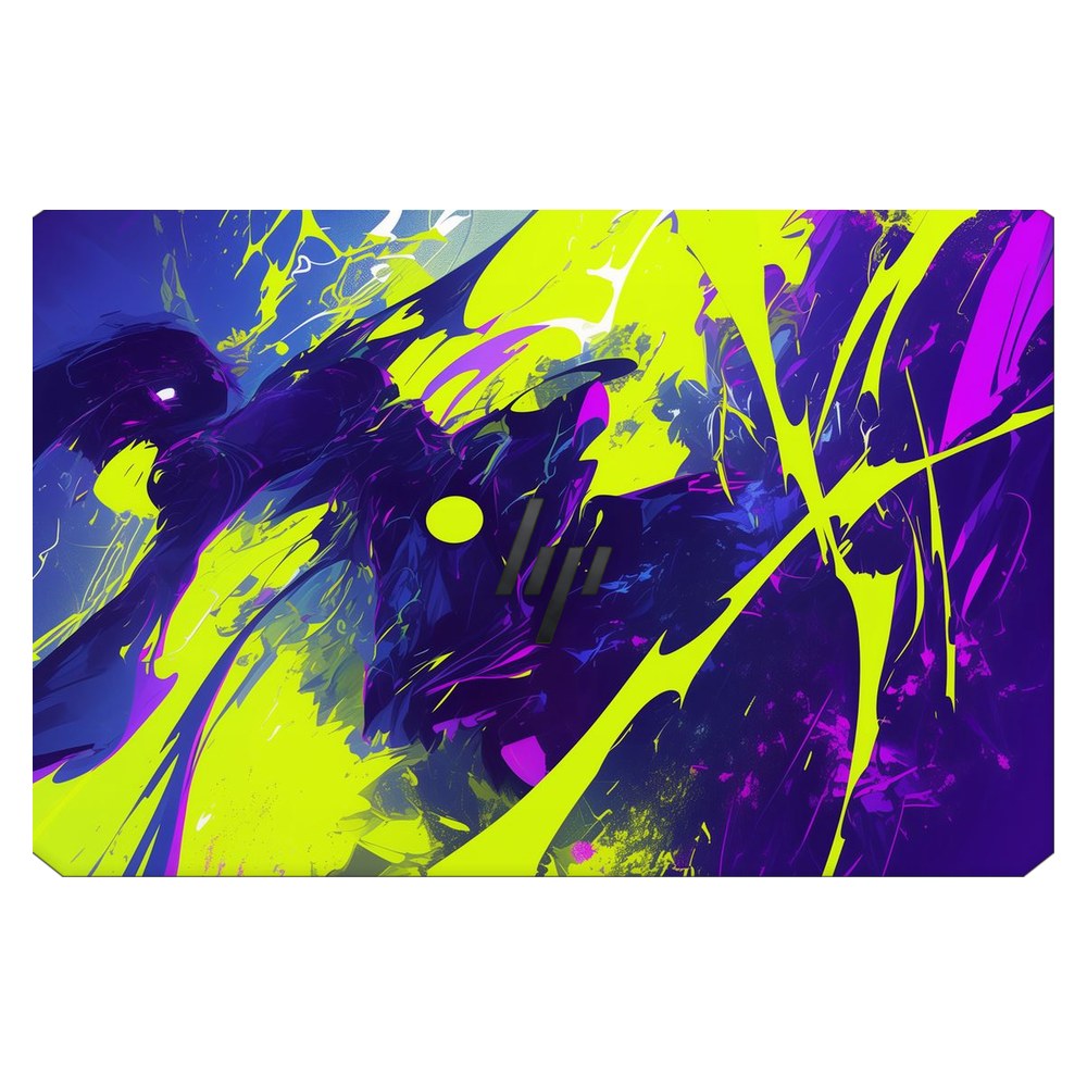 Hp ZBook 15 G5 laptop skin - Neon Paint Explosion