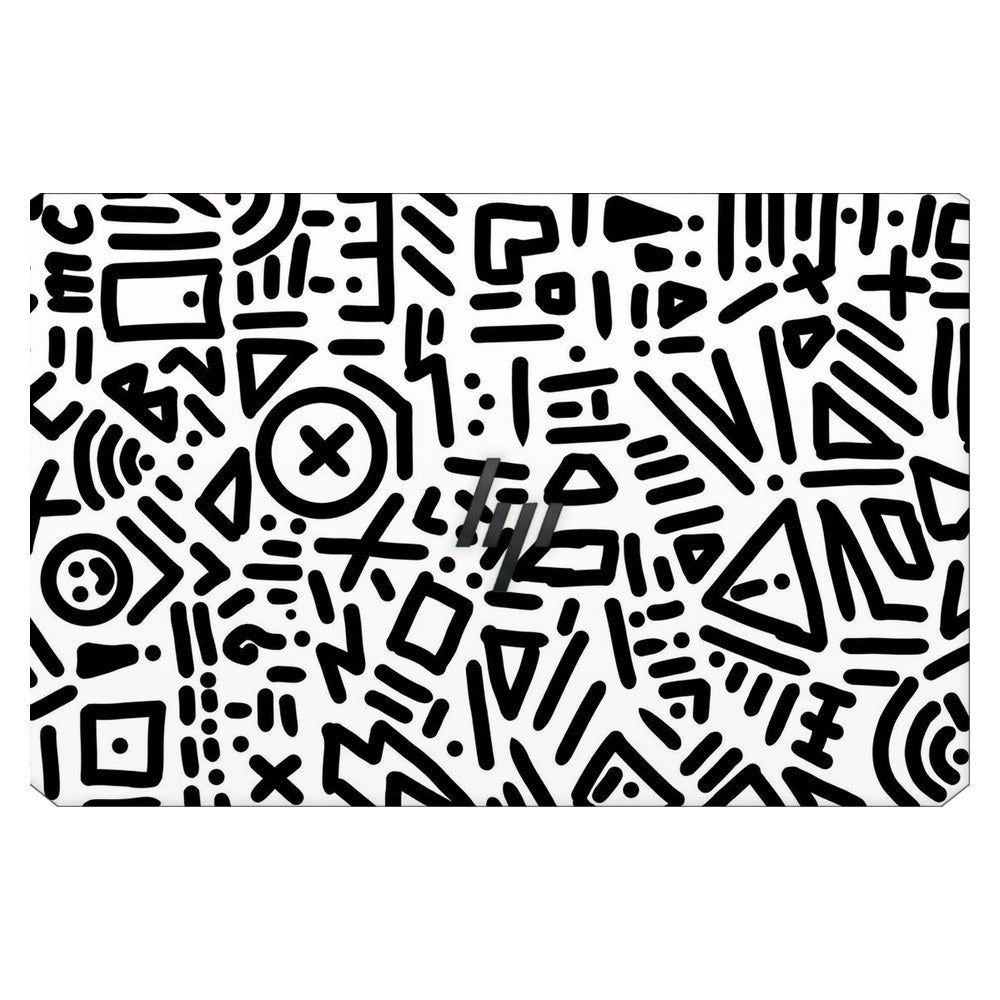 Hp ZBook 15 G5 laptop skin - Playful Doodle Elements