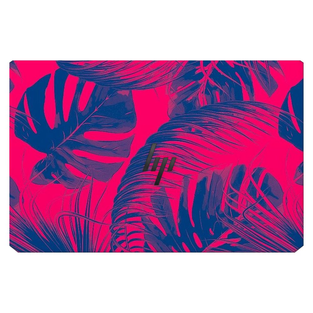 Hp ZBook 15 G5 laptop skin - Vibrant Neon Pink Foliage