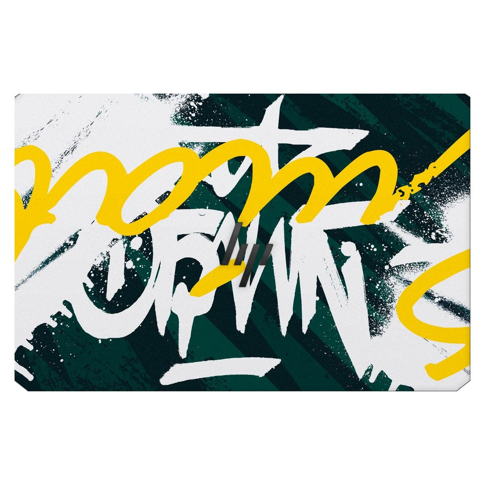 Hp ZBook 15 G5 laptop skin - Yellow Brush Strokes
