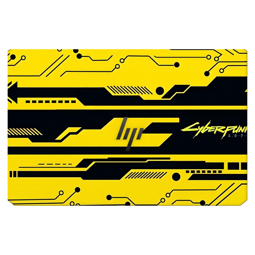 Hp ZBook 15 G5 laptop skin - Yellow Circuit