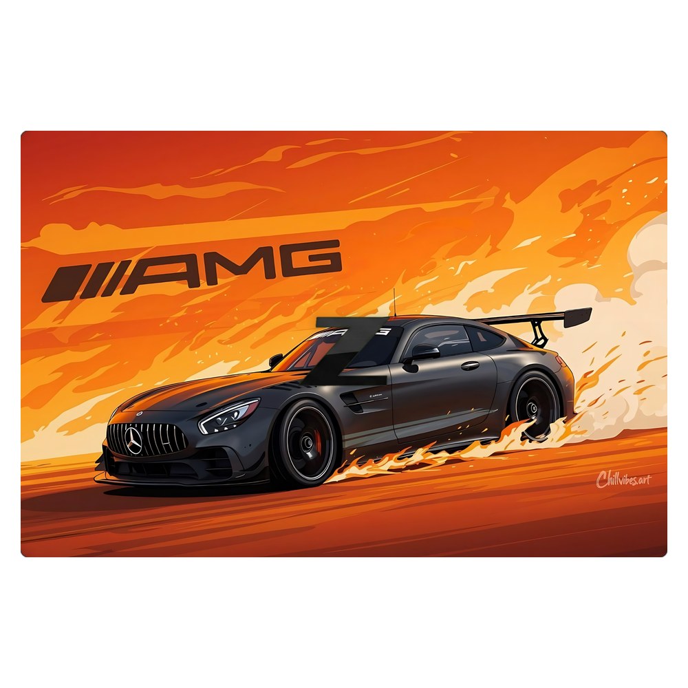Hp ZBook Firefly 14 G7 laptop skin - AMG GT Drift
