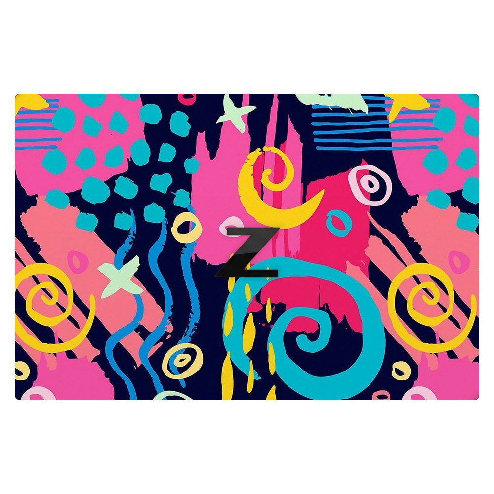 Hp ZBook Firefly 14 G7 laptop skin - Geometric Neon Graphic