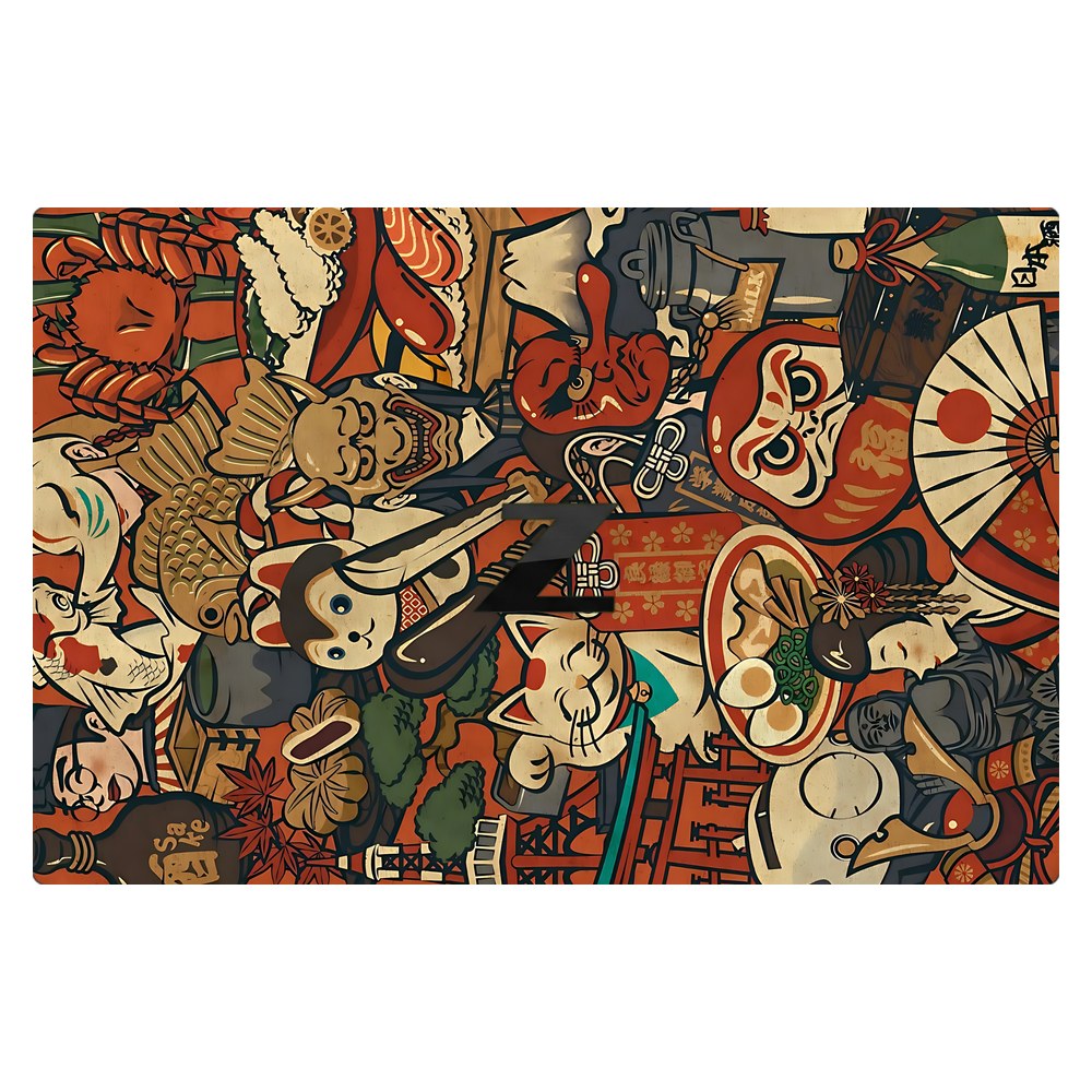 Hp ZBook Firefly 14 G7 laptop skin - Koi Garden