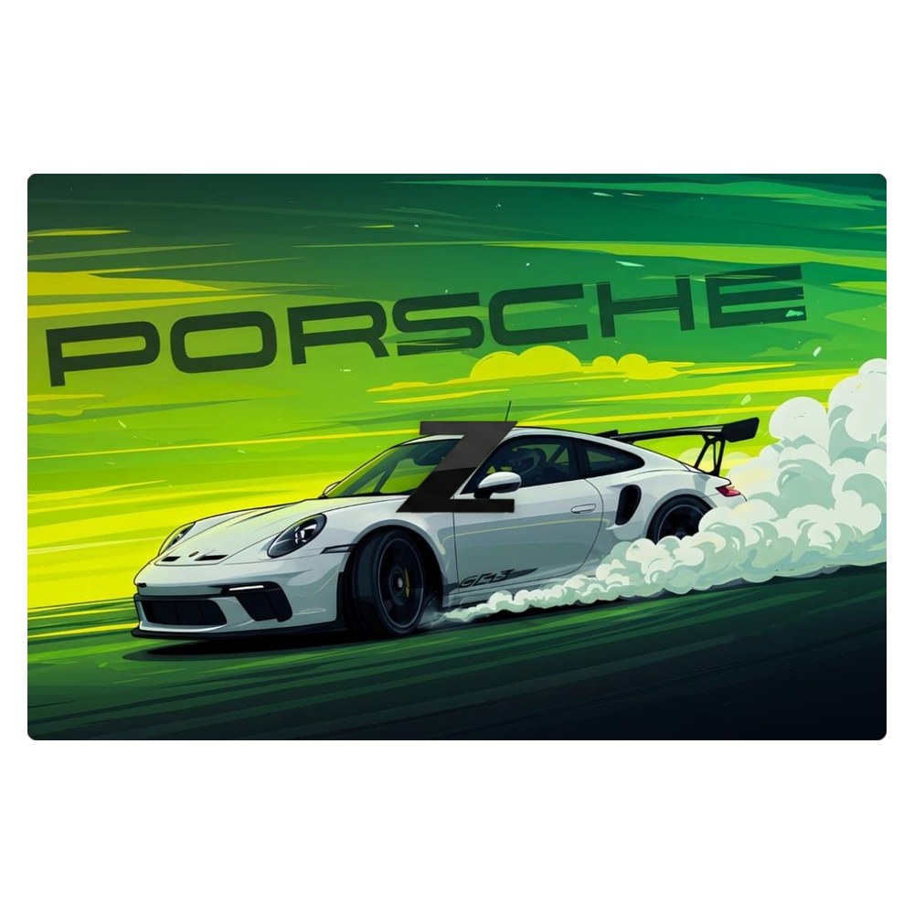 Hp ZBook Firefly 14 G7 laptop skin - Porsche Green Drift