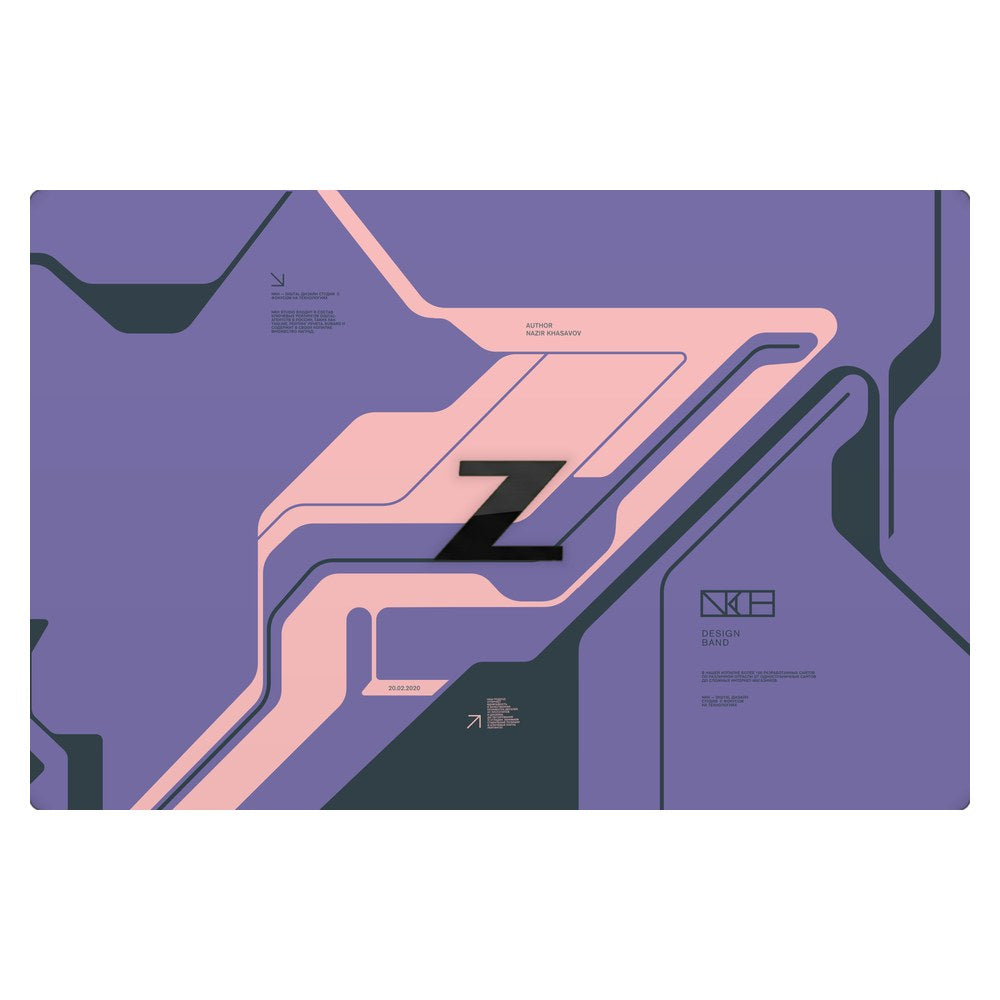 Hp ZBook Firefly 14 G7 laptop skin - Purple Cyberpunk