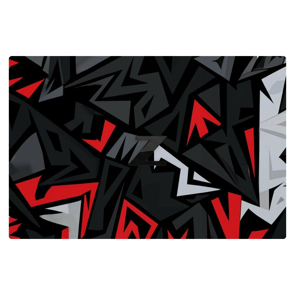 Hp ZBook Firefly 14 G7 laptop skin - Red Graffiti