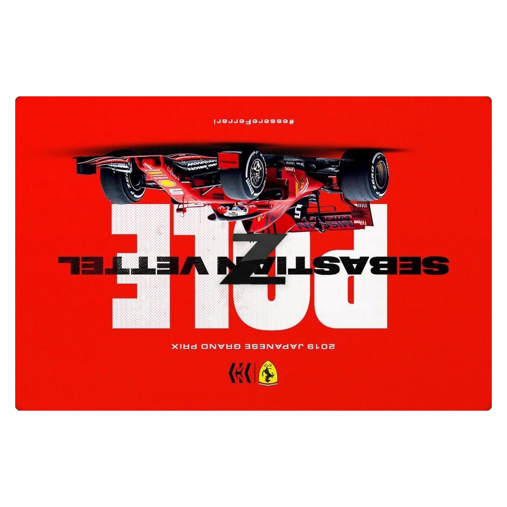 Hp ZBook Firefly 14 G7 laptop skin - Vettel Suzuka Pole 2019