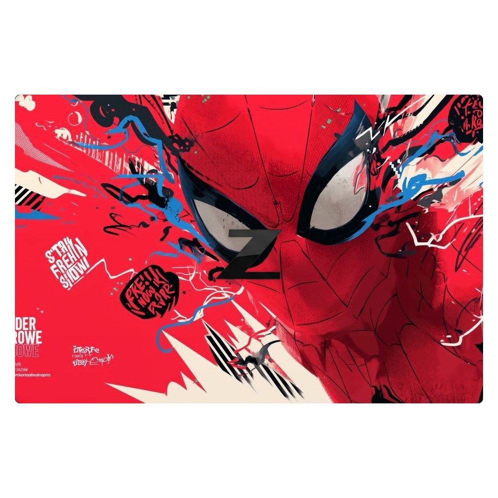Hp ZBook Firefly 14 G7 laptop skin - Web Slinger Graffiti