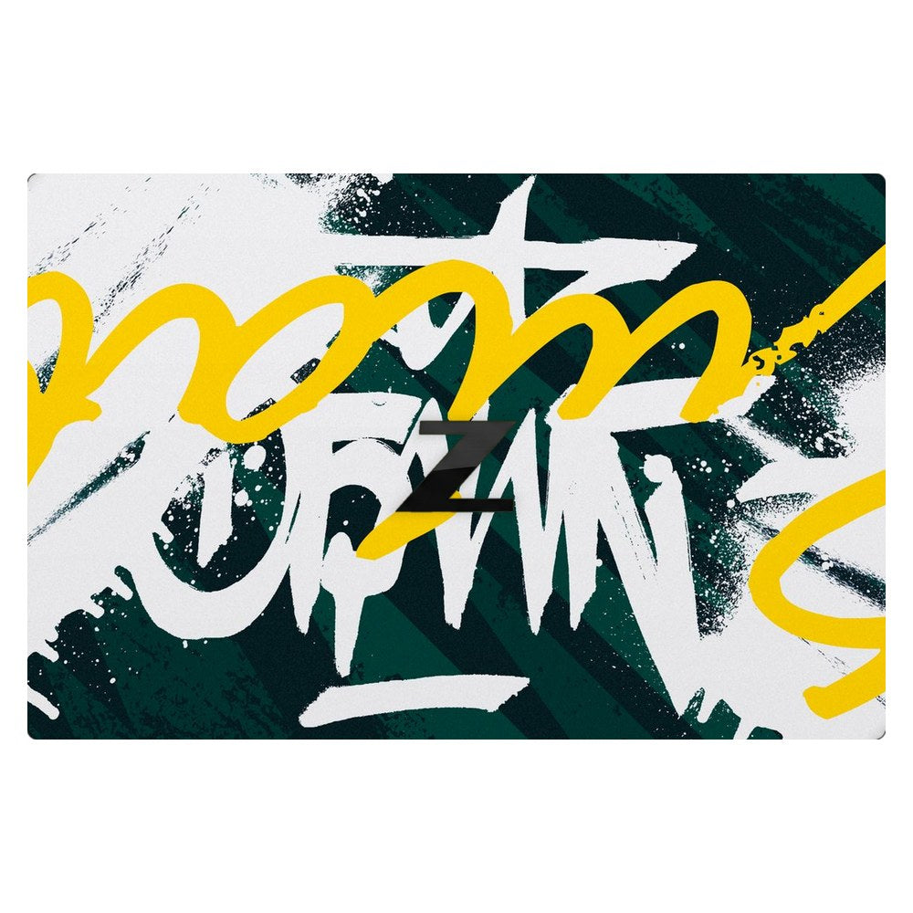 Hp ZBook Firefly 14 G7 laptop skin - Yellow Brush Strokes