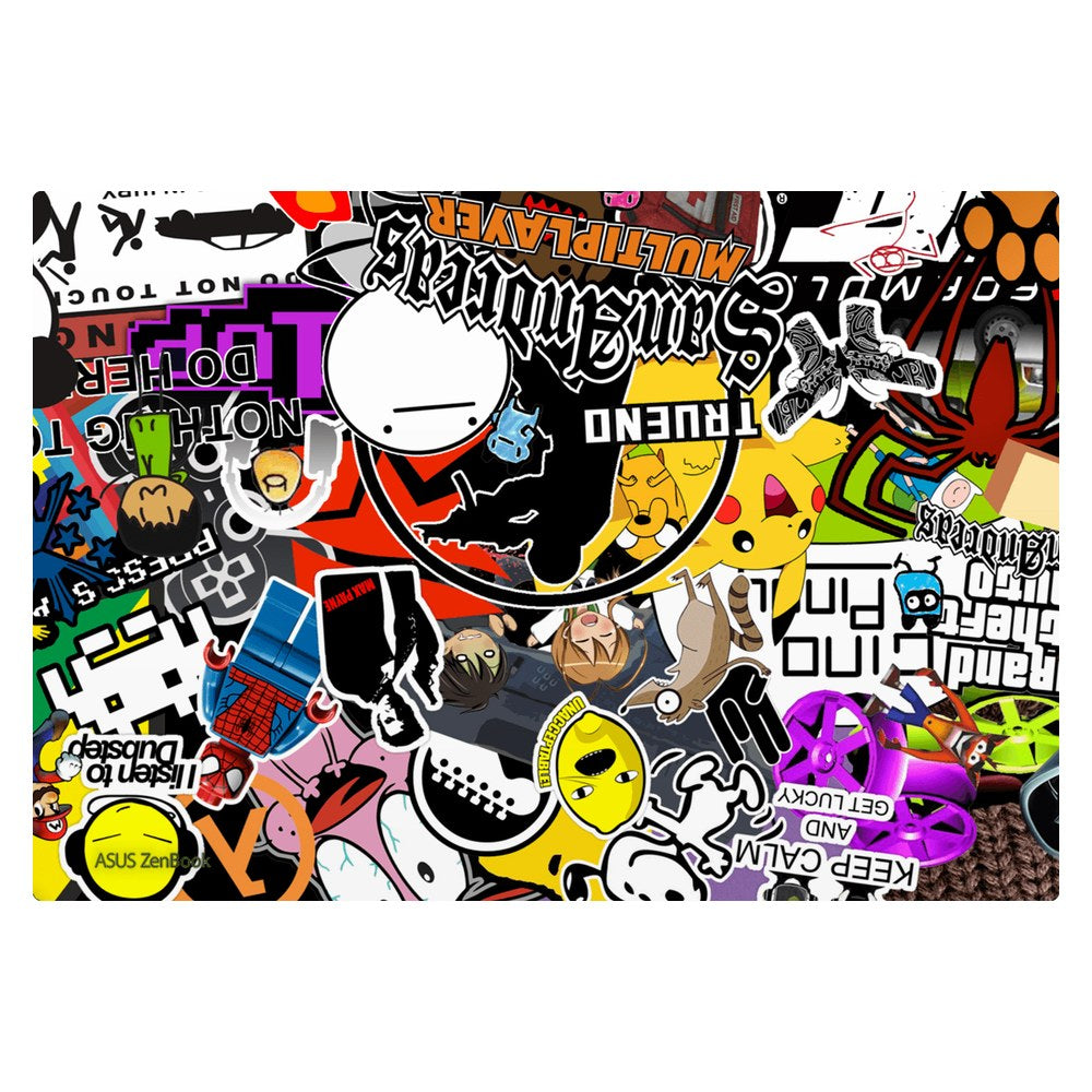 ASUS Zenbook 14 Oled - UX3405CA laptop skin - 90s Doodle