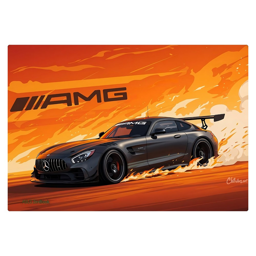 ASUS Zenbook 14 Oled - UX3405CA laptop skin - AMG GT Drift