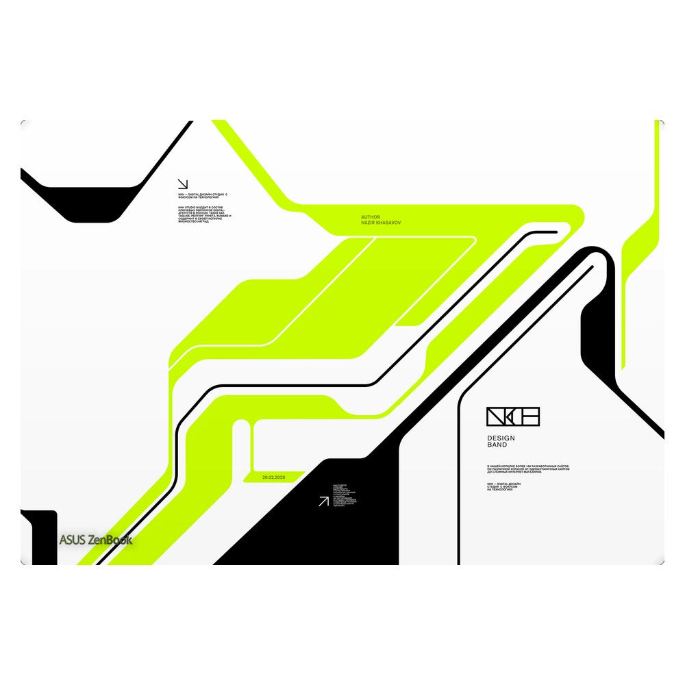 ASUS Zenbook 14 Oled - UX3405CA laptop skin - Acid Green