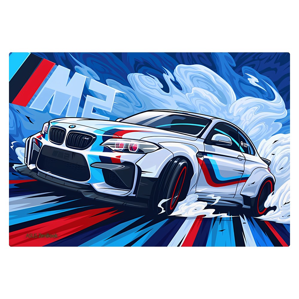 ASUS Zenbook 14 Oled - UX3405CA laptop skin - BMW M2 Drift