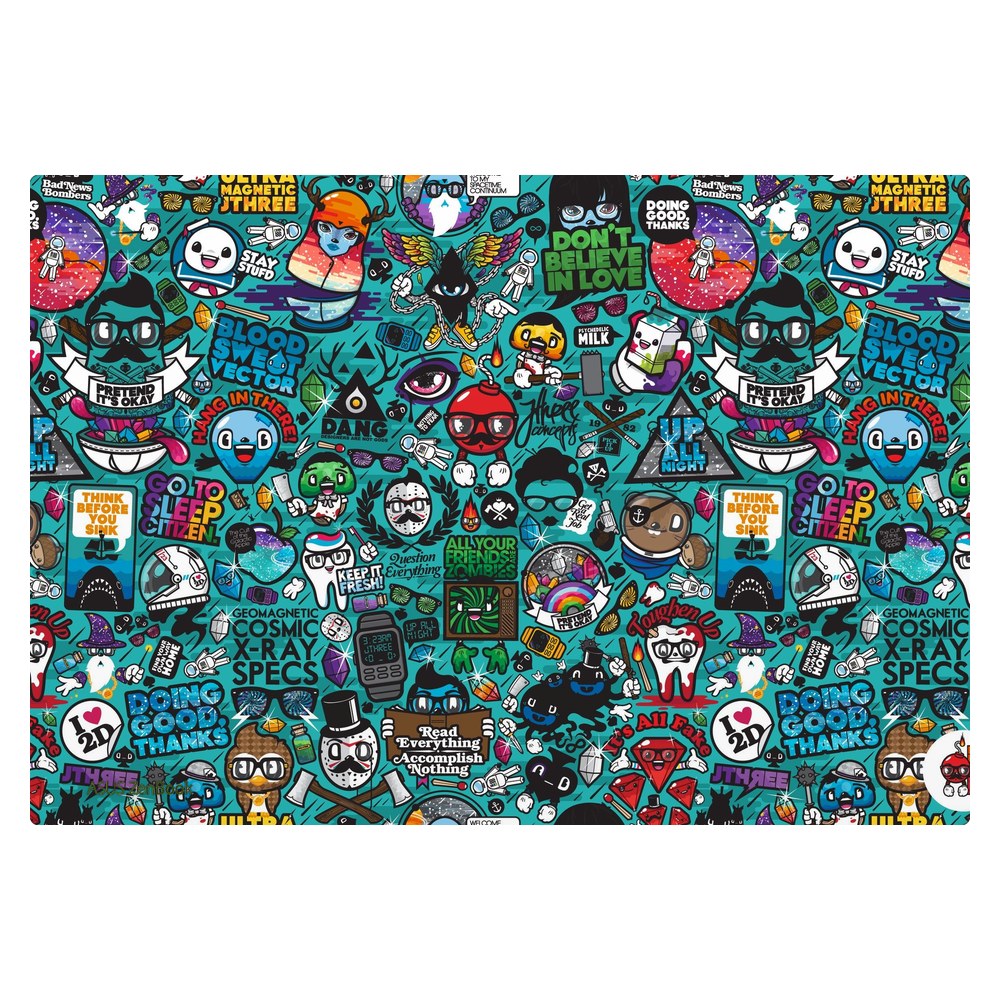 ASUS Zenbook 14 Oled - UX3405CA laptop skin - Blue Sketch