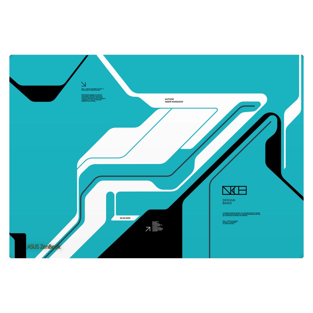 ASUS Zenbook 14 Oled - UX3405CA laptop skin - Cyber Blue