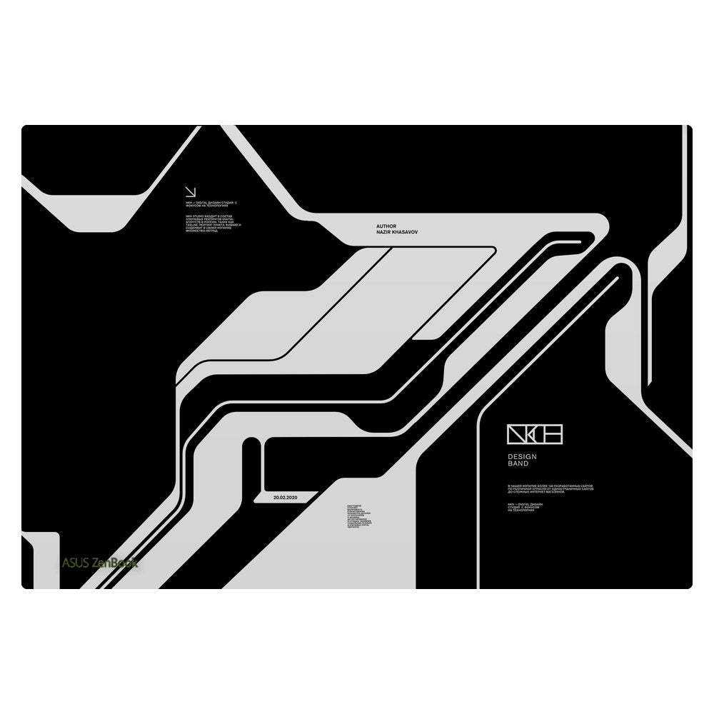 ASUS Zenbook 14 Oled - UX3405CA laptop skin - Dead Black