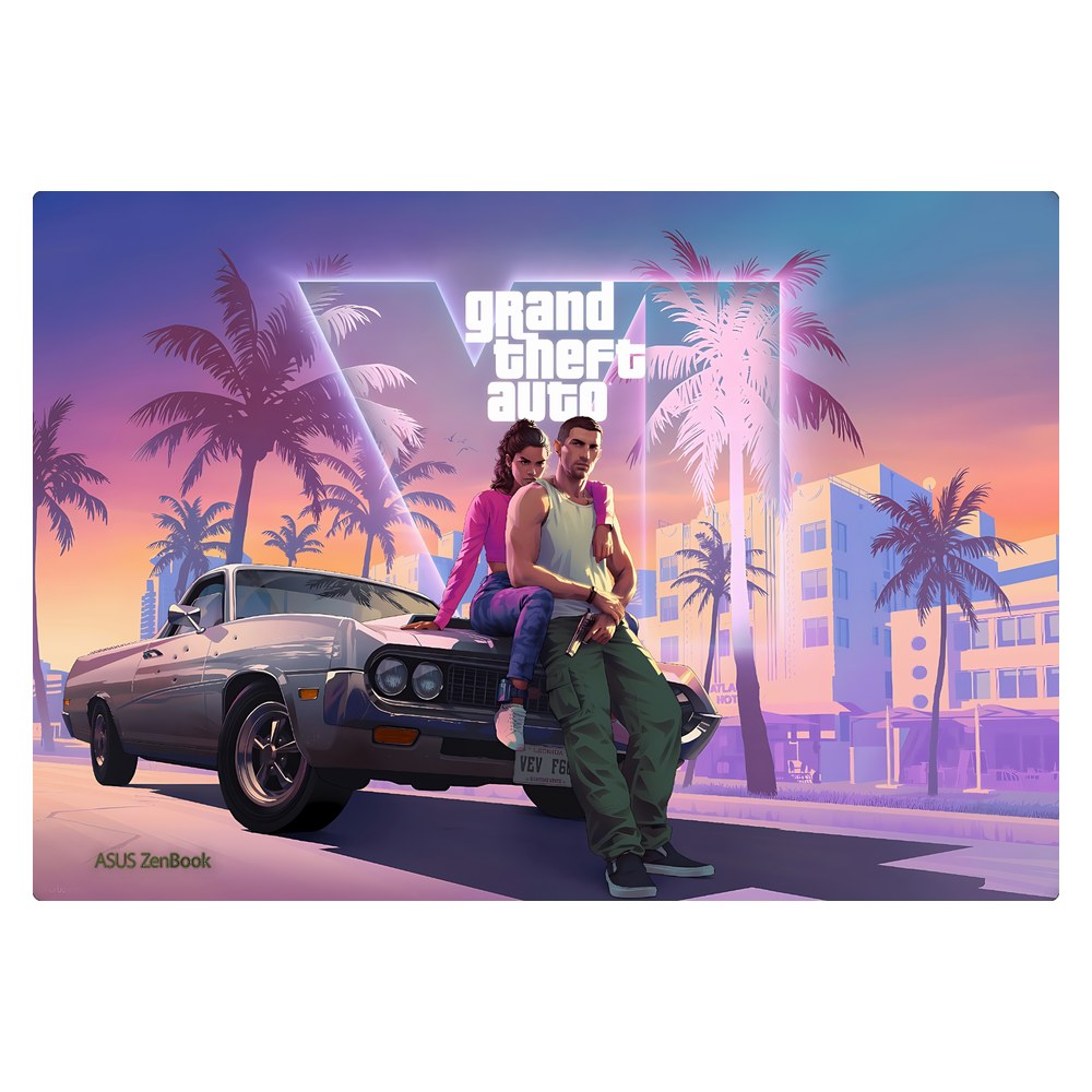 ASUS Zenbook 14 Oled - UX3405CA laptop skin - GTA Sunset