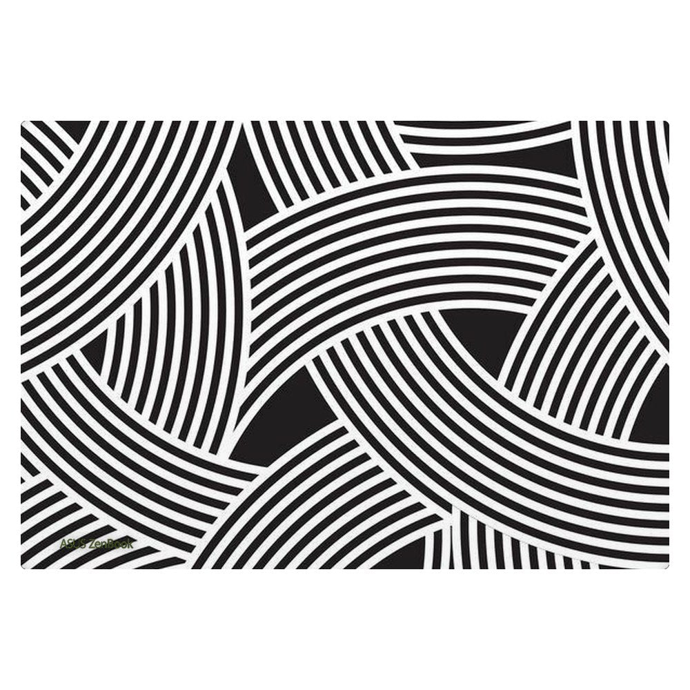 ASUS Zenbook 14 Oled - UX3405CA laptop skin - Minimalist Optical Pattern