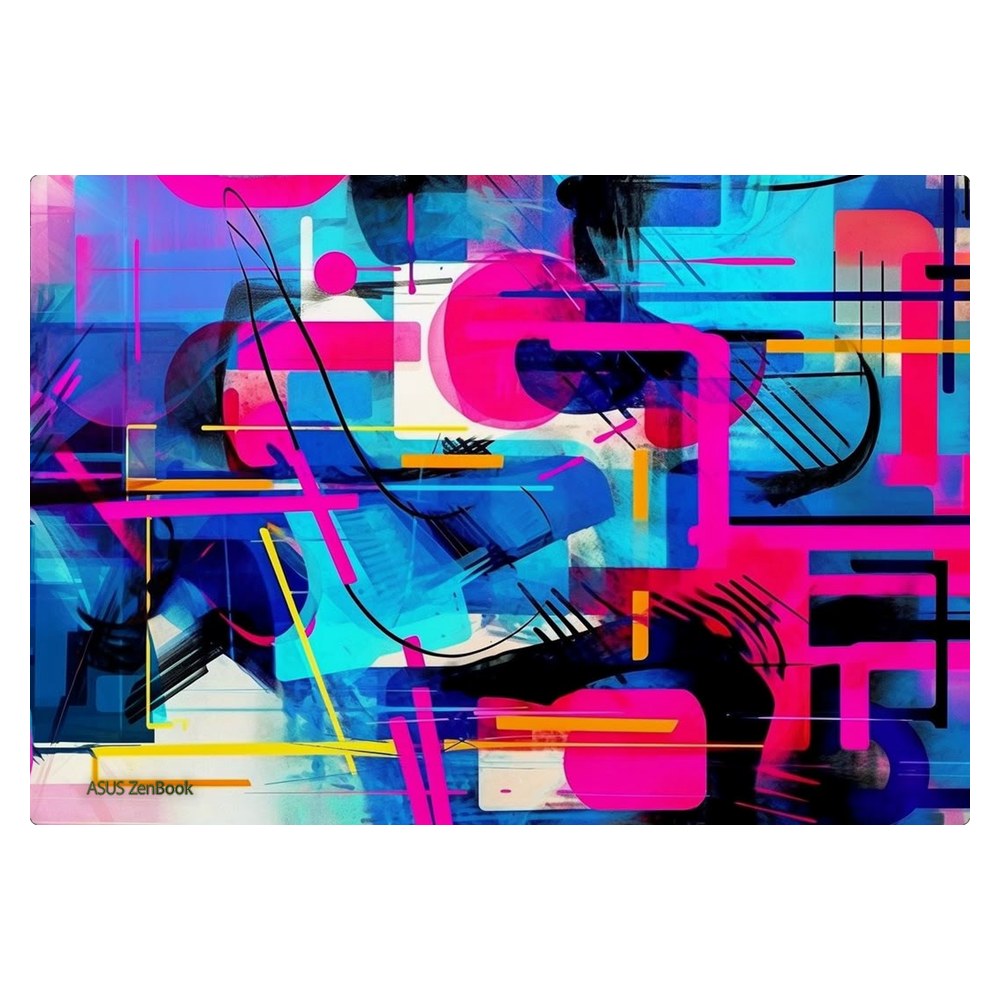 ASUS Zenbook 14 Oled - UX3405CA laptop skin - Modern Geometric Fusion