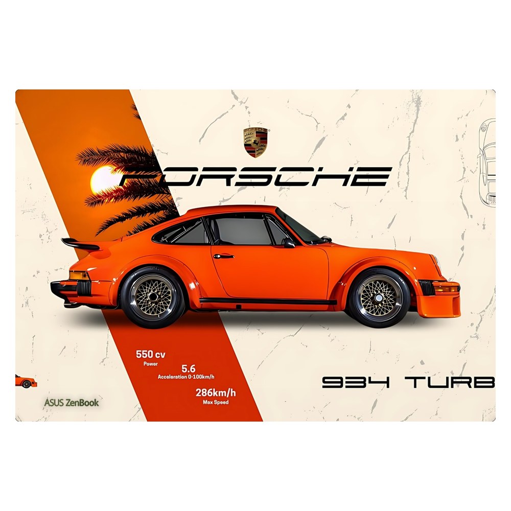ASUS Zenbook 14 Oled - UX3405CA laptop skin - Porsche 934