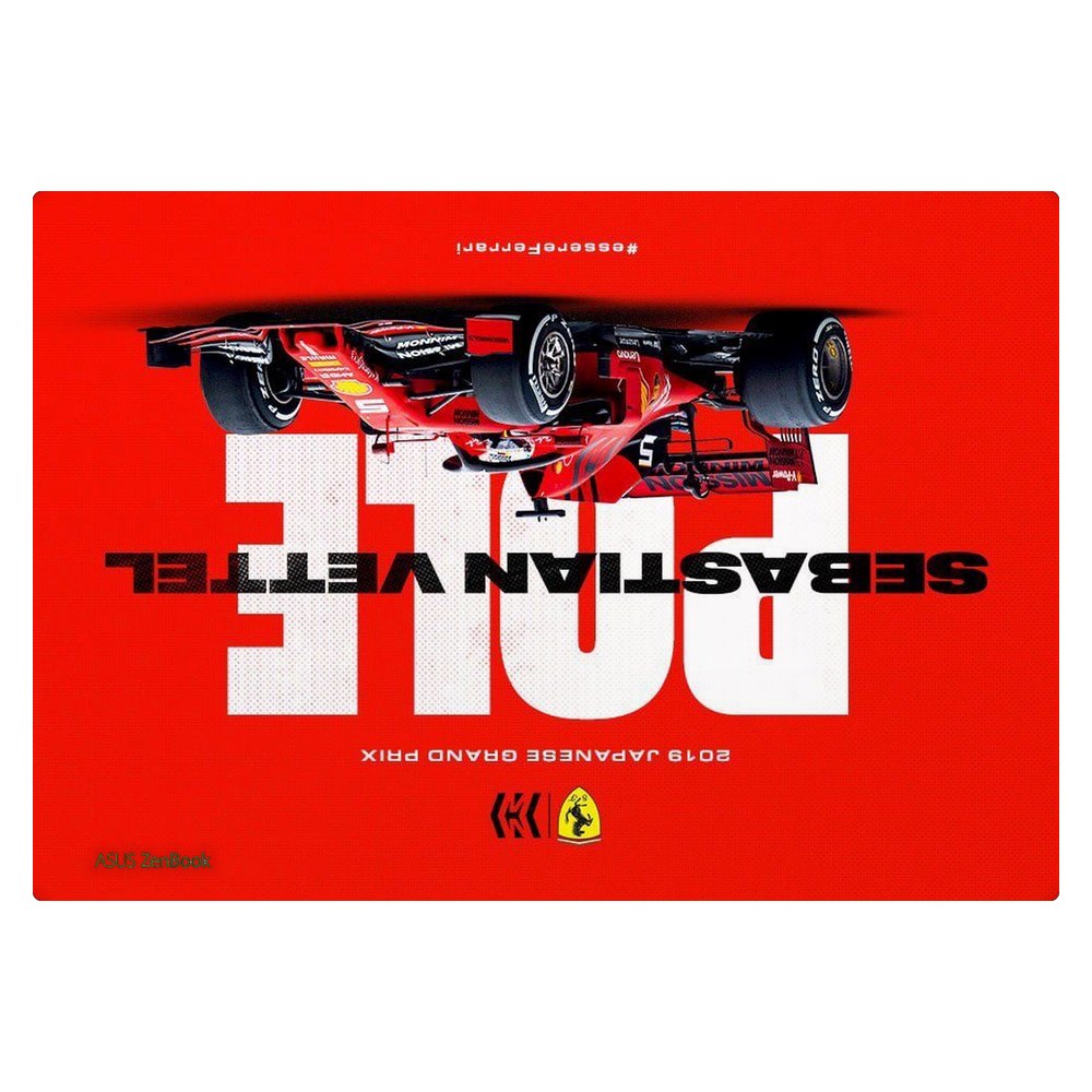ASUS Zenbook 14 Oled - UX3405CA laptop skin - Vettel Suzuka Pole 2019