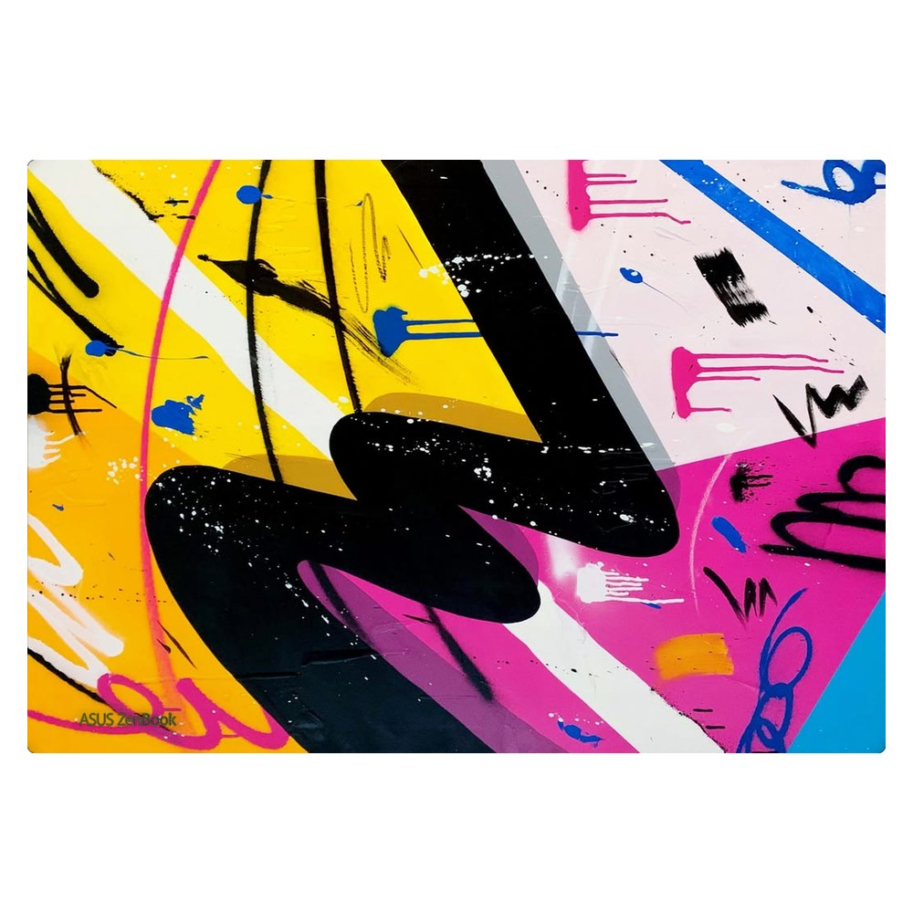 ASUS Zenbook 14 Oled - UX3405CA laptop skin - Vibrant Abstract Splash