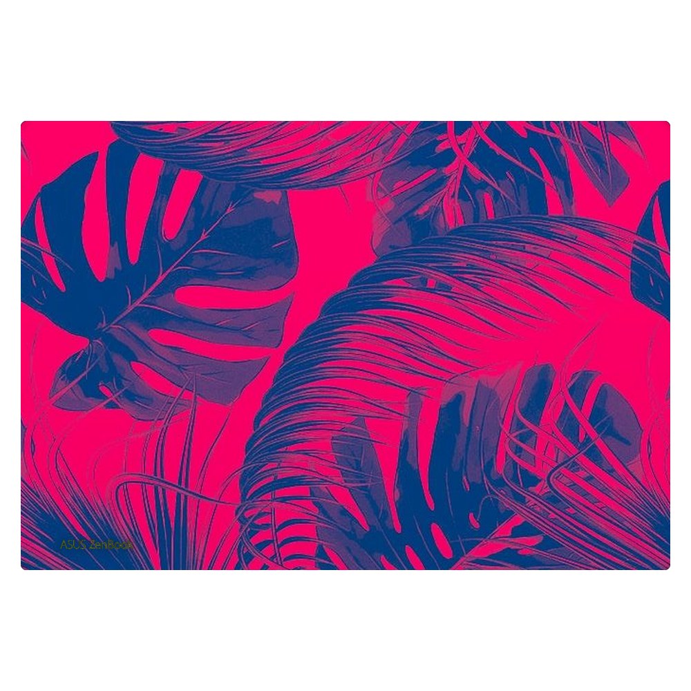 ASUS Zenbook 14 Oled - UX3405CA laptop skin - Vibrant Neon Pink Foliage