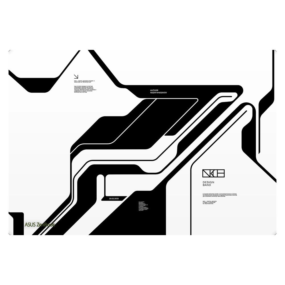 ASUS Zenbook 14 Oled - UX3405CA laptop skin - White Cyberpunk