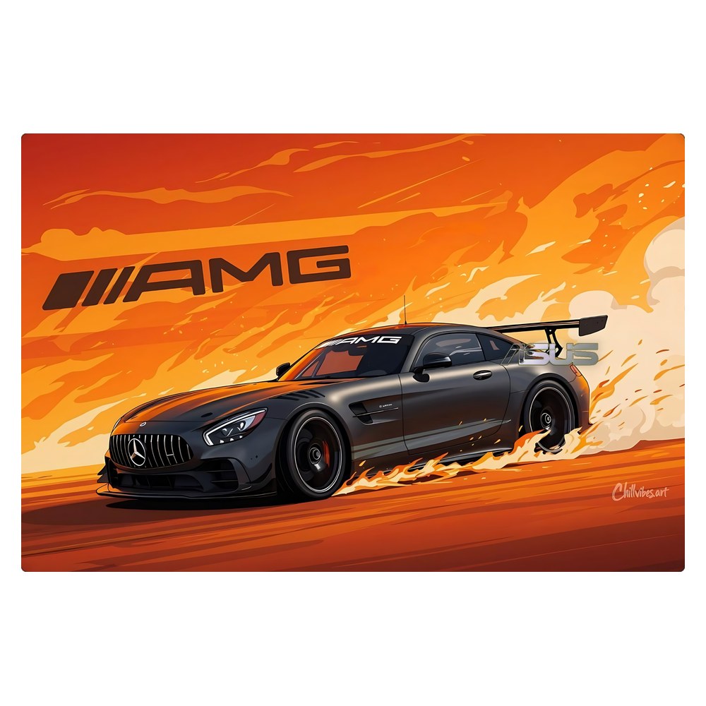 ASUS Zenbook 14 UM425 laptop skin - AMG GT Drift